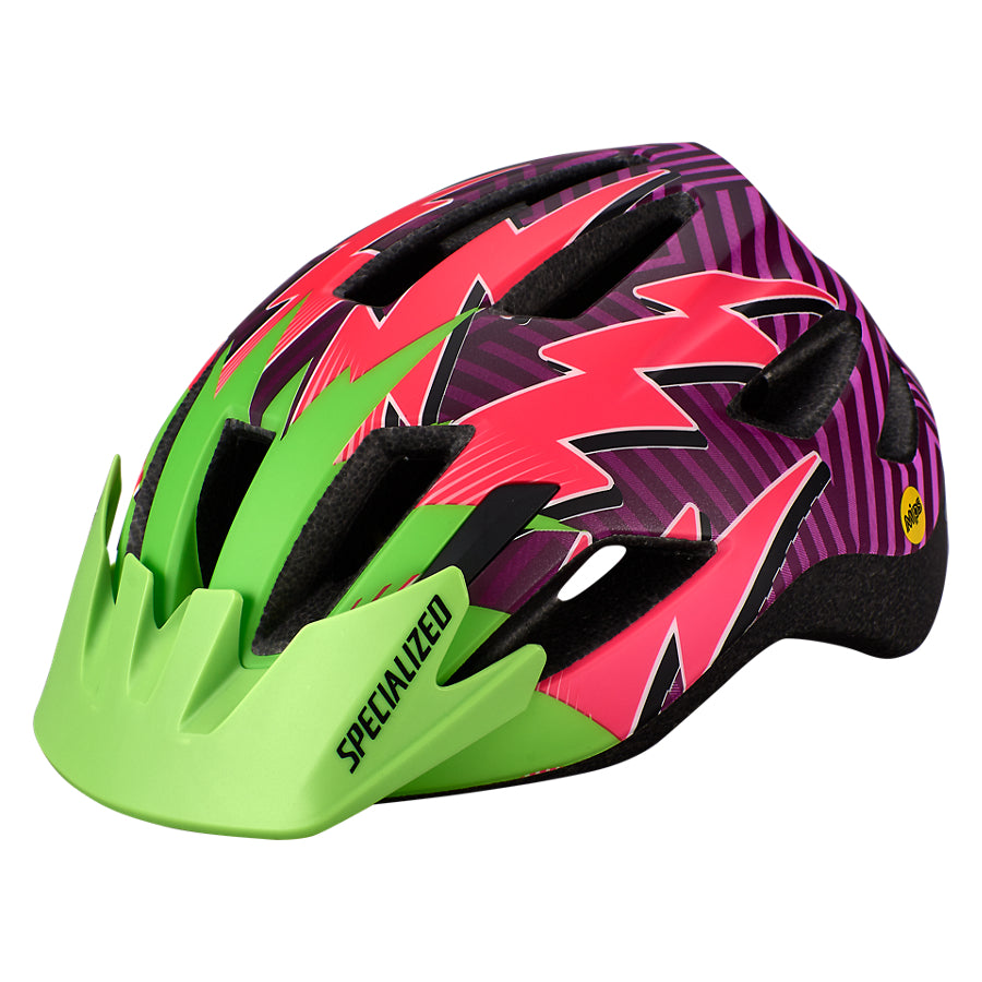 Specialized Shuffle Led Standard Buckle Helmet Mips - Green/Pink