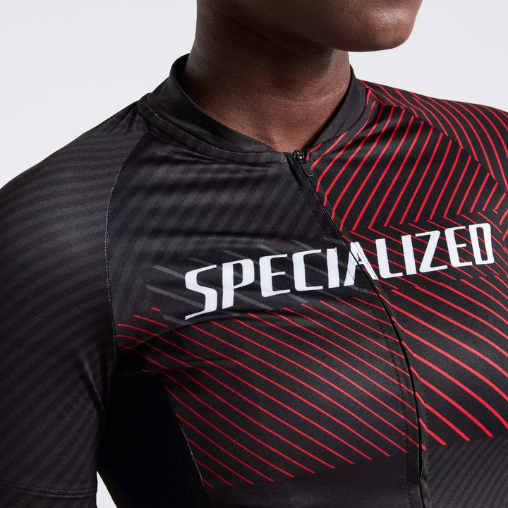 Specialized Woman's SL+ Logo Stripe Jersey SS