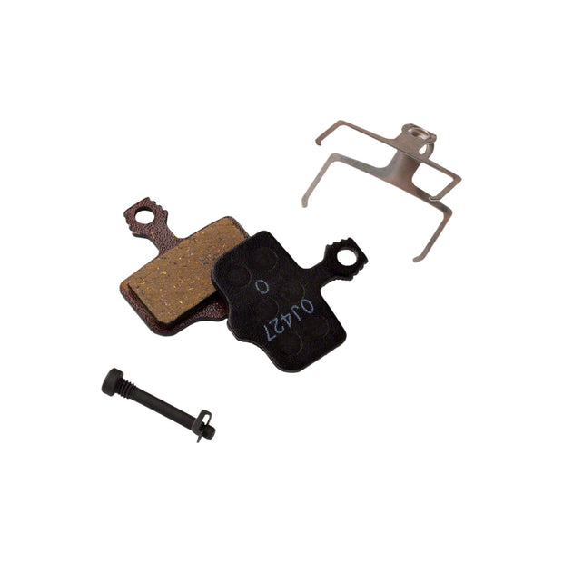 SRAM Disc Brake Pads - Organic Compound, Steel Backed, Quiet, For Level, Elixir, DB, and 2-Piece Road